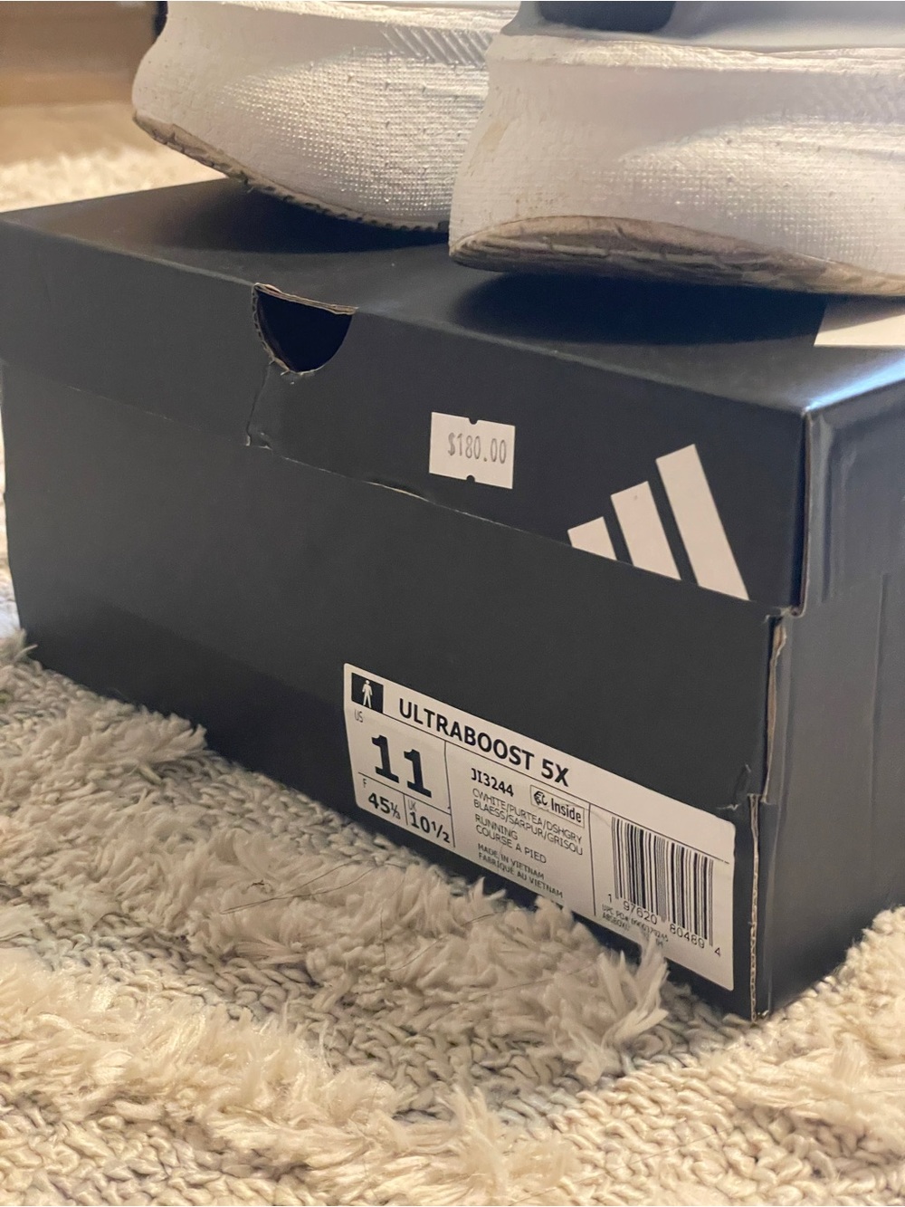 adidas Ultraboost 5x with Teal Three-Stripes - Picture 6 of 6